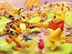 pooh - autumn