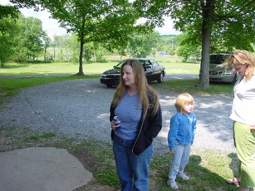 Me and lakota - My self and my daughter at a farewell party for a friend.