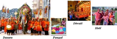 Festivals of India - The colorful festivals and traditions are very exclusive to India.