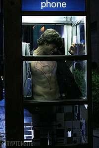 Clark Kent in Phone Booth - We all know that Superman changes his costume in a phone booth.