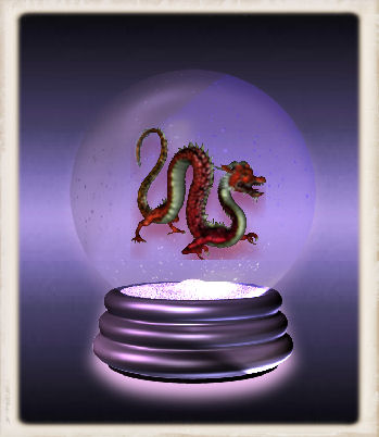 Talk to the Dragon Spirit - I have a set of crystal ball pictures with little drgons captured inside.  I like them so I thought I would share one.