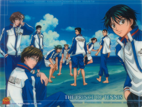 prince of tennis - here another wallpaper of them near the beach...