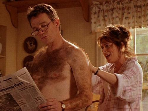 Malcolm In The Middle! - Hal & Lois. Look at how hairy Hal is! haha.