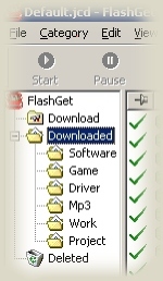 FlashGet Download Manager - FlashGet is a unique download manager, for managing our internet downloads. It is fast and reliable in terms of usage and performance.