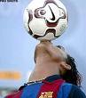 ronalidnho... - ronaldinho smack the ball??