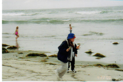 San Diego - Daughter on the beach in San Diego.