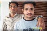 with my friend riyas - we are cute boys