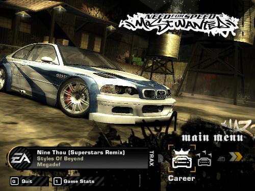 nfsu - White car