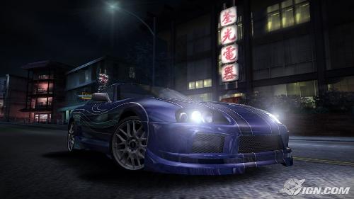 nfsu - Blue car