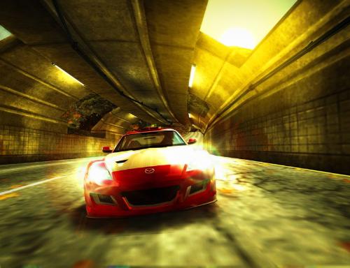 nfsu - Car in tunnel