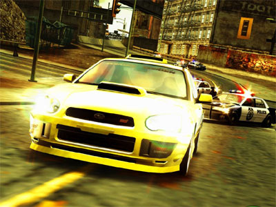 nfsu - Yellow car