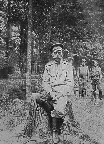 The last photo - Here he is, the last picture of the last Tsar. Sitting in the middle of Siberia. I pity him.