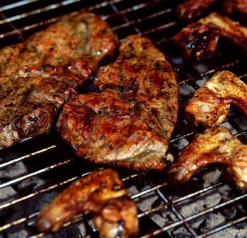 barbecue - Pork steak barbecue