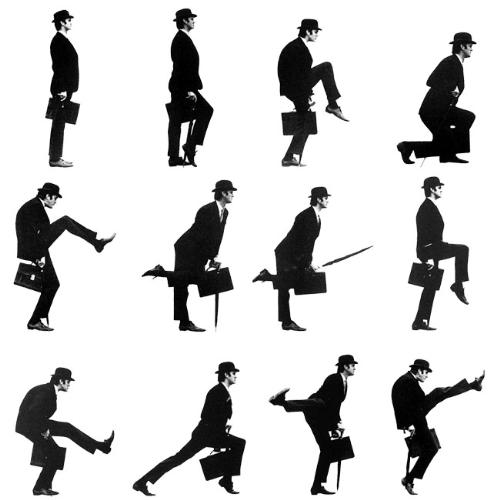 Ministry of Silly Walks - John Cleese as the Minister for Silly Walks
