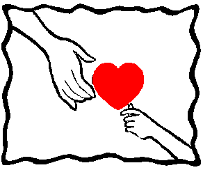 Heart in your hands - When you are in love, your heart is in someone else's hands.