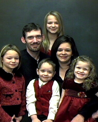my family - This is my beautiful family! As you can see, I have 4 children. Brittini is 10 years, Eva is 7 1/2 years, Hannah is gonna be 5 in February, and my Handsome man is Jaxon Parker who is gonna be 4 in July....and of course the good looking man with us is my Fiance, Phillip!