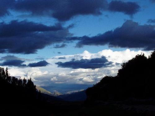 Cusco, Peru - Just abouve Cusco at sunset