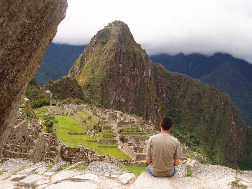 Machu Pichu, Peru - Me chillin looking at the view!