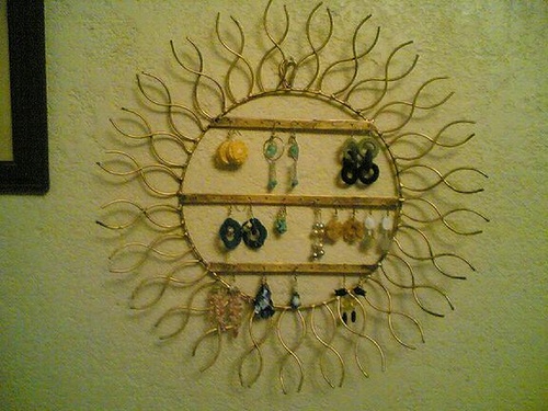 jewelry holder - for organizing accessories like earrings, necklaces, etc. :)
