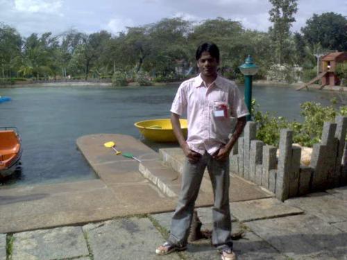 yogesh - its me standing near the lake