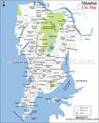 mumbai city - City map of Mumbai in India