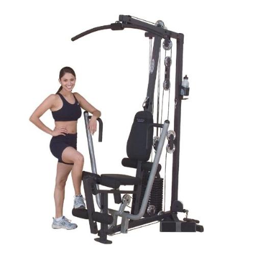 gym equipment - a girl using a gym equipment...