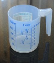 measuring cup - do you use it in cooking foods?