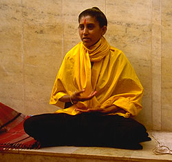 sadhvis - female aspect of sadhus known as sadvis