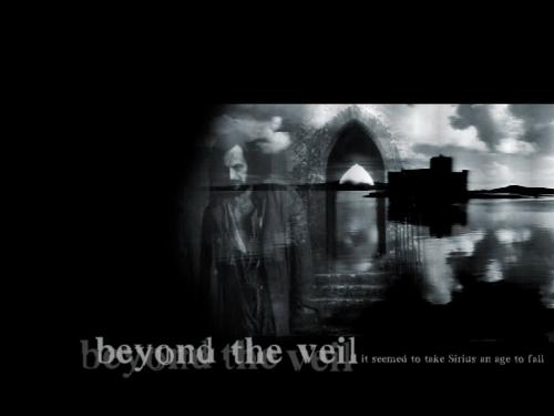 Beyond the veil - It seemed to take Sirius an age to fall. A wallpaper focussing on Sirius's death.