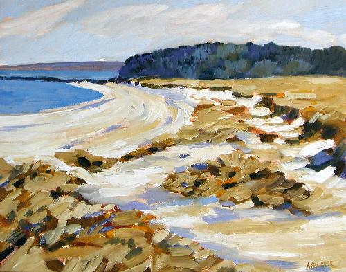 Plum island - This is a painting of the beach at the Parker River Wildlife Refuge