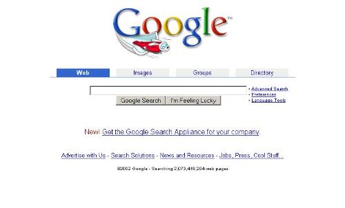Google - Google Homepage