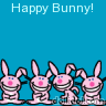 happiness - happy bunny