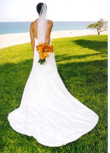 Bride - with flowers