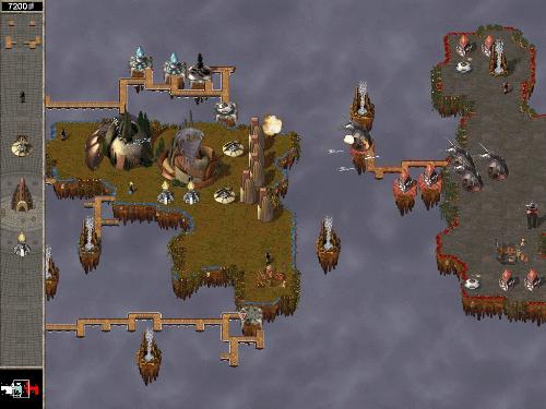 Netstorm screen - in game screenshot of strategic game NetStorm