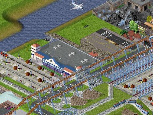 Simutrans screen - in game screenshot of simutrans, a manager transport simulator