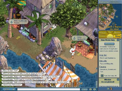 Puzzle Pirates screen - In game screenshot og Puzzle Pirates, an original puzzle game where every duty is played as a different puzzle game