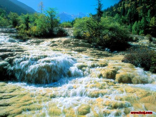 a place of interest - the name of is JIUZHAIGOU valley,located in sichuan province in china.it is a member of the world cultural heritage list