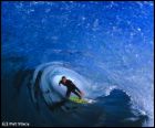 Surfing - The factor which most determines wave shape is the topography of the seabed directly behind and immediately beneath the breaking wave. The contours of the reef or sand bank influence wave shape in two respects. Firstly, the steepness of the incline is proportional to the resulting upthrust.