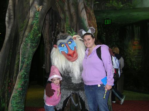 rafiki - rafiki, the monkey from the lion king. Disney World, 2006.