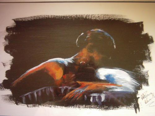 dancer - painting of a dancer