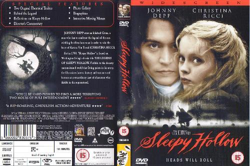 Sleepy Hollow - DVD scan for the film; includes perks, behind the scenes footage and interviews.