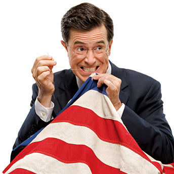 Stephen Colbert - Stephen Colbert and the American Flag