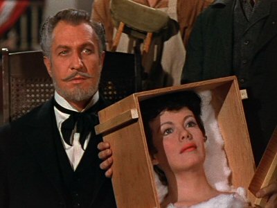 Vincent Price(House Of Wax 1953) - Vincent Price and a wax figure?