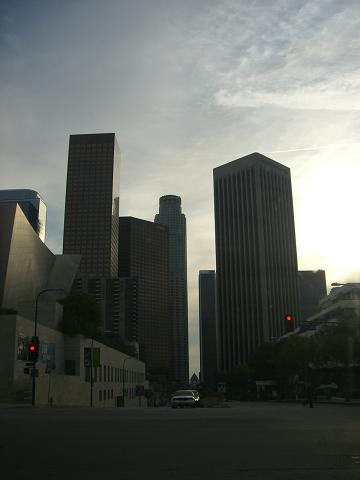 sky line - photo of down town LA..at its best not so much smog