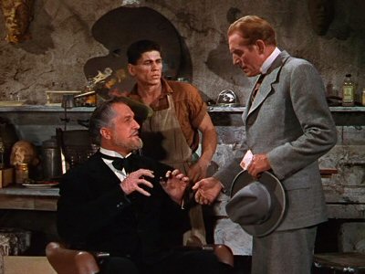 Vincent Price & Charles Bronson - Vincent Price as Prof. Henry Jarrod  & Charles Bronson as Igor