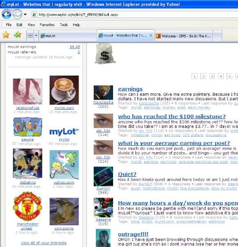 My myLot™ Screenshot - My myLot™ Screenshot that I took on Friday, 02 February 2007. My myLot™ Screenshot - My myLot™ Screenshot that I took on Friday, 02 February 2007.