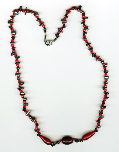 wood necklace - native