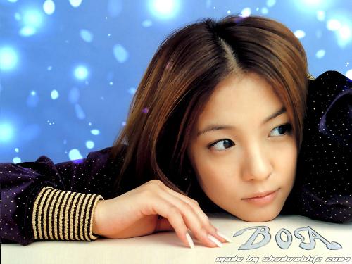 BoA - here is a cute pick of her. hope you like it