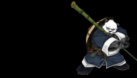interesting - samurai panda.... picture is royalty free