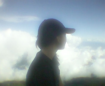 clouds and me!.  - well im on top of the world!. this was a snapshot of at the peak of mt apo!. the world is amazing over there!. 
